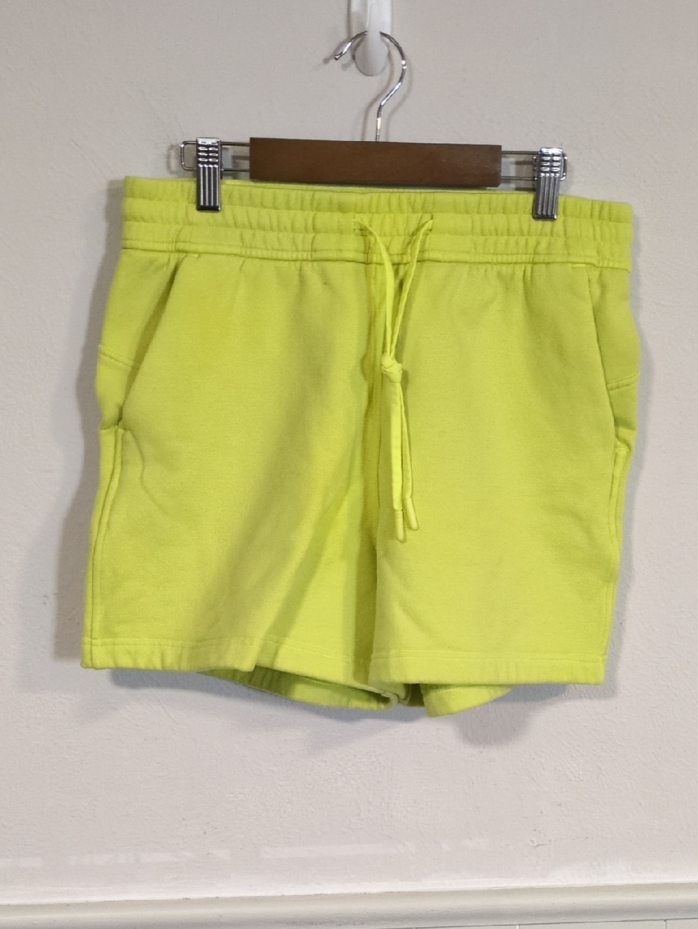 lululemon athletica Neon Yellow Athletic Drawstring Shorts